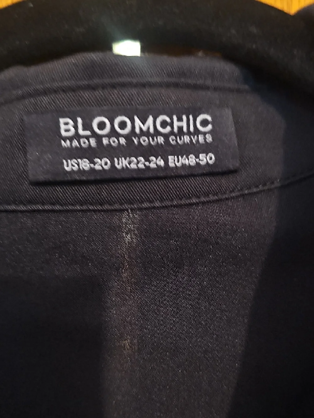 BloomChic Black Long-Sleeve Button-Down Dress - Picture 2 of 4